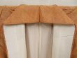Photo7: 5417T08z750 Vintage Japanese Kimono Silk TSUMUGI Flower Cream-Orange (7)