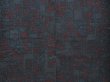 Photo5: 5417T10z780 Vintage Japanese Kimono Silk TSUMUGI Flower Black (5)