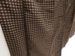 Photo3: 5417T13z820 Vintage Japanese Kimono Silk TSUMUGI  Black (3)