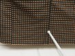 Photo8: 5417T13z820 Vintage Japanese Kimono Silk TSUMUGI  Black (8)