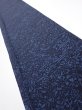 Photo1: 3H07z40  Japanese Kimono Silk  FABRIC Flowers Indigo 55.1x7.5 (1)
