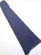Photo5: 3H08z40  Japanese Kimono Silk  FABRIC Flowers Indigo 55.1x7.5 (5)