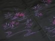 Photo3: RHG01z14  Japanese Kimono Silk BLACK HAORI 25pcs FREE SHIPPING (3)