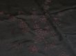 Photo4: RHG01z14  Japanese Kimono Silk BLACK HAORI 25pcs FREE SHIPPING (4)