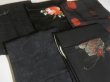 Photo5: RHG01z14  Japanese Kimono Silk BLACK HAORI 25pcs FREE SHIPPING (5)