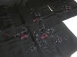 Photo5: RHG02z16  Japanese Kimono Silk BLACK HAORI 25pcs FREE SHIPPING (5)