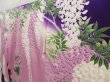 Photo2: 5423T09z1220 Vintage Japanese Kimono Silk FURISODE Iris Light purple (2)