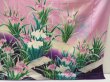 Photo7: 5423T09z1220 Vintage Japanese Kimono Silk FURISODE Iris Light purple (7)