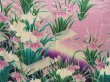 Photo8: 5423T09z1220 Vintage Japanese Kimono Silk FURISODE Iris Light purple (8)