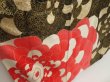 Photo3: 5423T11z1080 Vintage Japanese Kimono Silk FURISODE Flower Red (3)