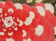 Photo8: 5423T11z1080 Vintage Japanese Kimono Silk FURISODE Flower Red (8)
