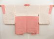 Photo5: 5423T01z710 Vintage Japanese Kimono Silk HAORI Plum blossom Pink (5)