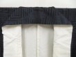 Photo8: 5423T05z760 Vintage Japanese Kimono Silk TSUMUGI  Black (8)