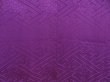 Photo3: 5427T02z560 Vintage Japanese Kimono Silk HAORI Flowers Purple (3)