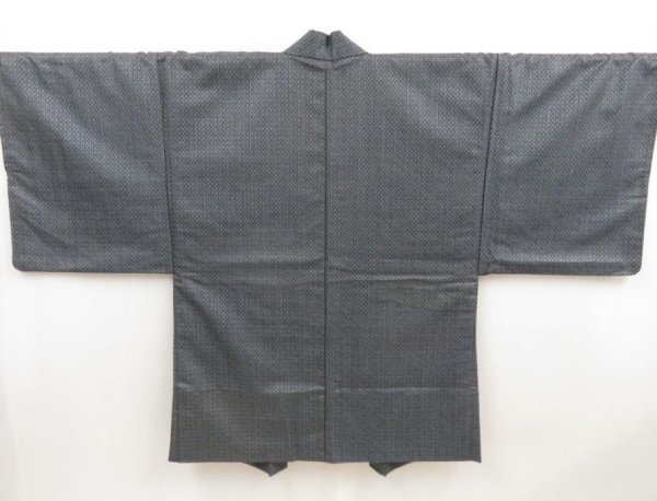Photo4: 5427T07z720 Vintage Japanese Kimono Wool Men's HAORI Tiger Gray (4)