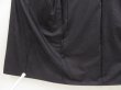 Photo8: 5427T09z920 Vintage Japanese Kimono Silk Men's  Plain Dark gray (8)