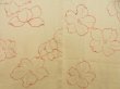 Photo3: 5501T01z520 Vintage Japanese Kimono Silk HAORI Flower Light cream (3)