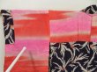 Photo8: 5501T04z360 Vintage Japanese Kimono Silk HAORI  Dark purple (8)