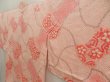 Photo2: 5501T05z550 Vintage Japanese Kimono Silk SHIBORI HAORI Flower Pink (2)