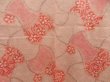 Photo3: 5501T05z550 Vintage Japanese Kimono Silk SHIBORI HAORI Flower Pink (3)