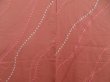 Photo3: 5501T08z530 Vintage Japanese Kimono Silk HAORI  Pink-Brown (3)