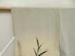 Photo8: 5501T09z710 Vintage Japanese Kimono Silk HAORI Leaf Light gray (8)