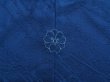 Photo5: 5501T11z510 Vintage Japanese Kimono Silk HAORI Tree Oriental blue (5)