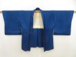 Photo6: 5501T11z510 Vintage Japanese Kimono Silk HAORI Tree Oriental blue (6)
