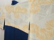 Photo8: 5501T11z510 Vintage Japanese Kimono Silk HAORI Tree Oriental blue (8)