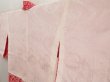 Photo7: 5501T12z450 Vintage Japanese Kimono Silk SHIBORI HAORI Maple Red-Pink (7)