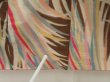 Photo8: 5502T01z660 Vintage Japanese Kimono Silk MEISEN KOMON Leaf Brown (8)