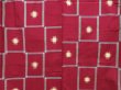 Photo5: 5502T04z580 Vintage Japanese Kimono Silk MEISEN KOMON Wine red (5)