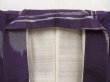 Photo7: 5502T05z530 Vintage Japanese Kimono Silk TSUMUGI  Dark purple (7)