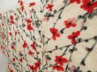 Photo2: 5502T06z420 Vintage Japanese Kimono Silk MEISEN HAORI Plum blossom Off-white (2)