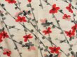 Photo3: 5502T06z420 Vintage Japanese Kimono Silk MEISEN HAORI Plum blossom Off-white (3)
