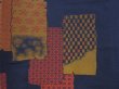 Photo6: 5502T08z860 Vintage Japanese Kimono Silk URUSHI KOMON  Navy (6)