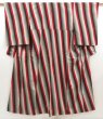 Photo1: 5502T09z850 Vintage Japanese Kimono Silk OMESHI KOMON  Gray (1)