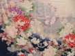 Photo8: 5502T13z1150 Vintage Japanese Kimono Silk FURISODE Peony Light pink (8)