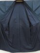 Photo5: 5504T06z780 Vintage Japanese Kimono Silk Men's   Navy-Black (5)
