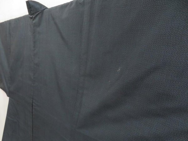 Photo5: 5504T08z480 Vintage Japanese Kimono Silk Men's OSHIMA HAORI Tsuba (5)