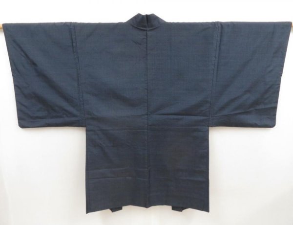 Photo4: 5504T12z460 Vintage Japanese Kimono Silk Men's OSHIMA HAORI Daimyogyoretsu (4)