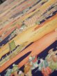 Photo4: 3G04z80  Japanese Kimono Silk  FABRIC Edo era Navy 62.2x14.4 (4)