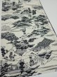 Photo2: 3G01z60  Japanese Kimono Silk  FABRIC Oharame Smoky white 41.3x15.0 (2)