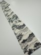 Photo5: 3G09z70  Japanese Kimono Silk  FABRIC Oharame Smoky white 92.9x7.1 (5)