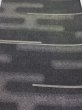 Photo1: 3G01z50  Japanese Kimono Silk  FABRIC Fog Black 36.6x13.6 (1)