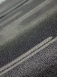 Photo4: 3G01z50  Japanese Kimono Silk  FABRIC Fog Black 36.6x13.6 (4)