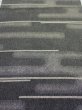 Photo1: 3G02z60  Japanese Kimono Silk  FABRIC Fog Black 41.7x13.6 (1)