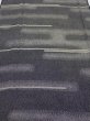 Photo1: 3G03z80  Japanese Kimono Silk  FABRIC Fog Black 61.0x13.6 (1)