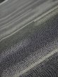 Photo4: 3G03z80  Japanese Kimono Silk  FABRIC Fog Black 61.0x13.6 (4)