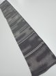 Photo5: 3G08z40  Japanese Kimono Silk  FABRIC Fog Black 53.5x7.1 (5)